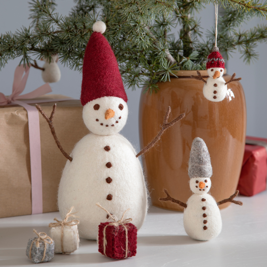 Én Gry & Sif Handmade Felted Wool Ornaments and Gifts for Christmas