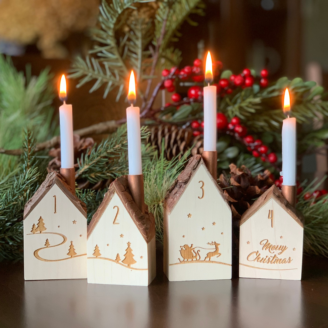 Gingerbread World Unique Advent Calendars, Candles and Candle Holders imported from Europe for Canada