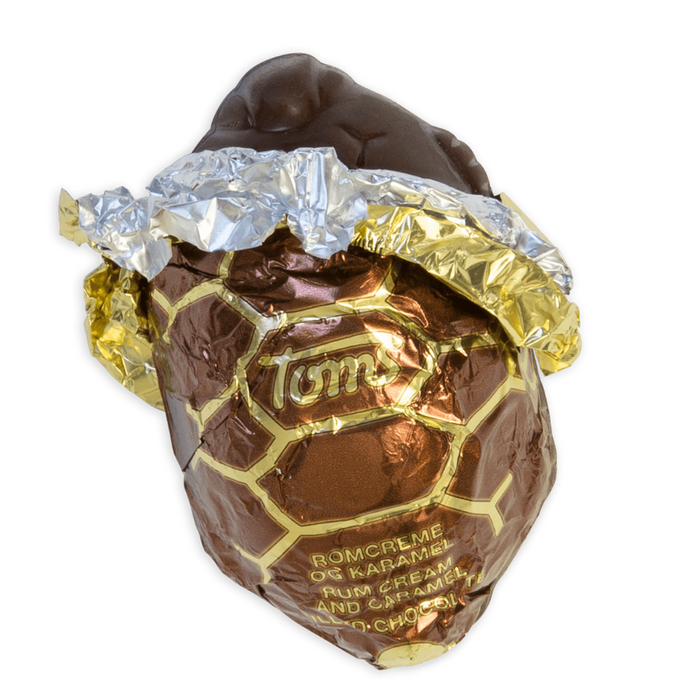 Toms Dark Chocolate Turtle with Caramel and Rum Filling