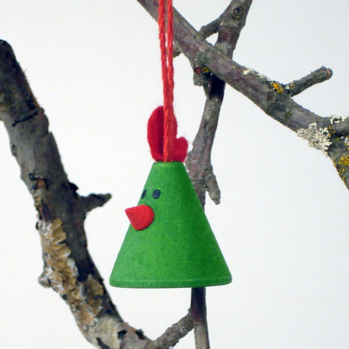 Larssons Trä Hanging Ornament, Elton the Chicken