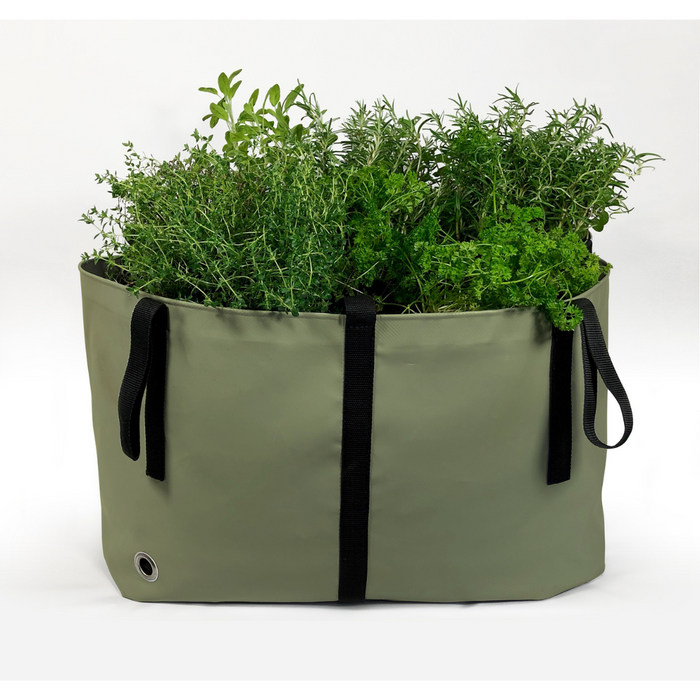 Blooming Walls Canada The Green Bag Plant Bag - Medium - Olive Green