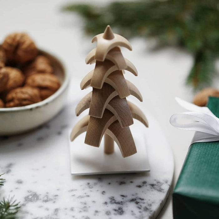 Miniature Christmas Tree. Modern design in wood. Handcrafted in Germany