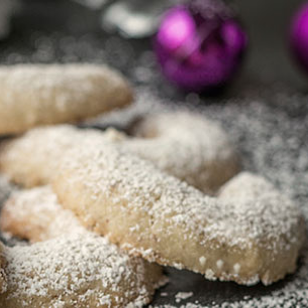 Gingerbread World German Christmas Market - Vanilla Crescent Cookies Vanillekipferl