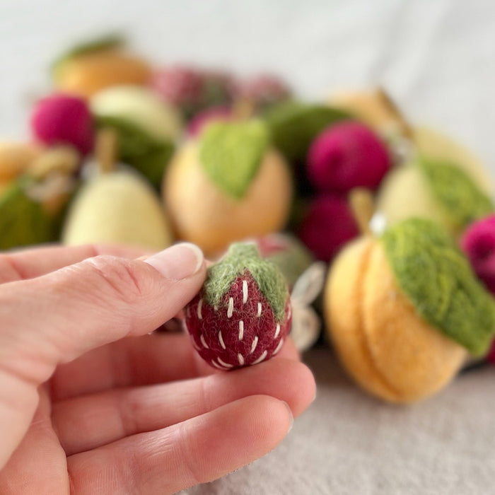 Gingerbread World European Easter Market - Strawberry Ornaments