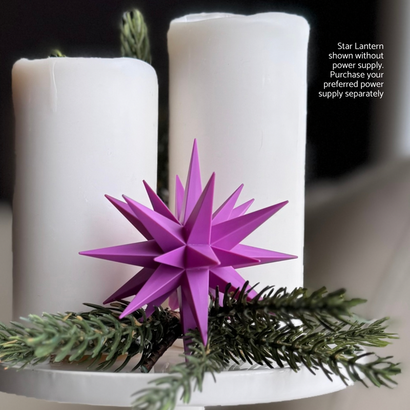 Gingerbread World Herrnhuter Stars Canada - Special Edition Star of the Year 2025 - Mini Violet
