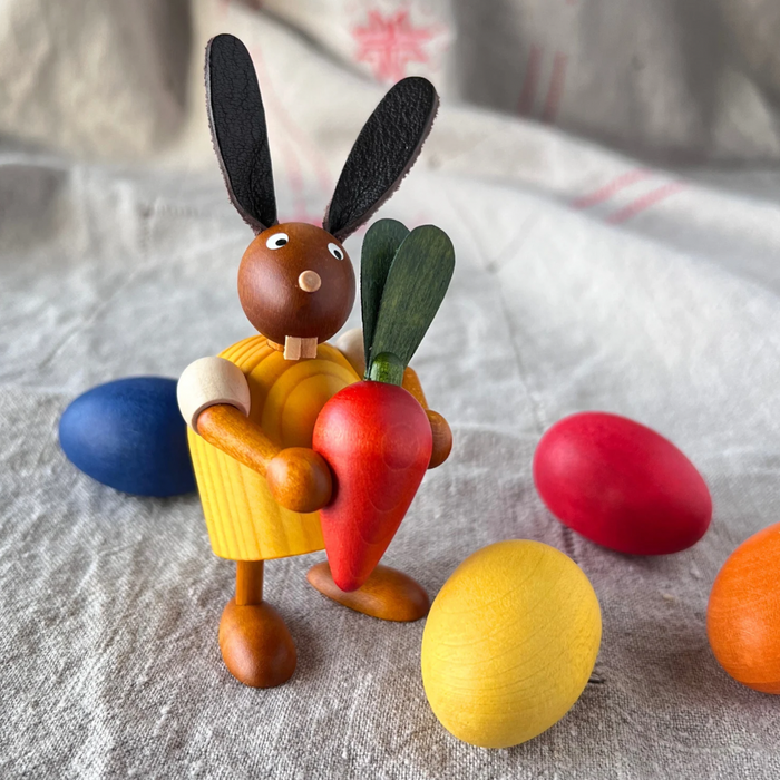 Drechslerei Martin Wooden Easter Bunny with Carrot