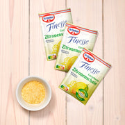 Dr. Oetker Zitronenschale grated lemon peel for German baking, Lebkuchen and European desserts - Gingerbread World Christmas Market