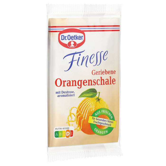 Dr Oetker Zitronenschale Grated Orange Peel Zest