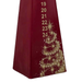 European Advent Countdown Candle with gold Christmas tree design, pyramid candle for Advent  Gingerbread World European Christmas