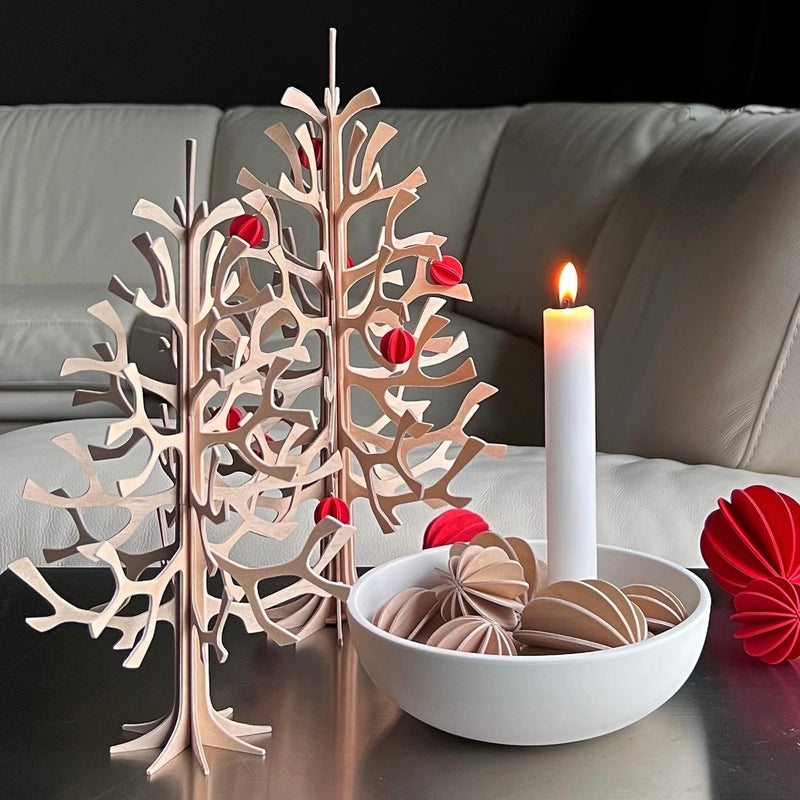Lovi Finland Christmas Bauble Ornaments, 4 cm, Set of 6