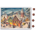 Gingerbread World European Christmas - Richard Sellmer Vintage Print Advent Calendar with Milk Chocolate - Festive Village S865