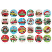 Gingerbrad World Advent Calendar Shop - Jigsaw Puzzle Calendar Volkswagen Vintage Automobiles 8924-6062