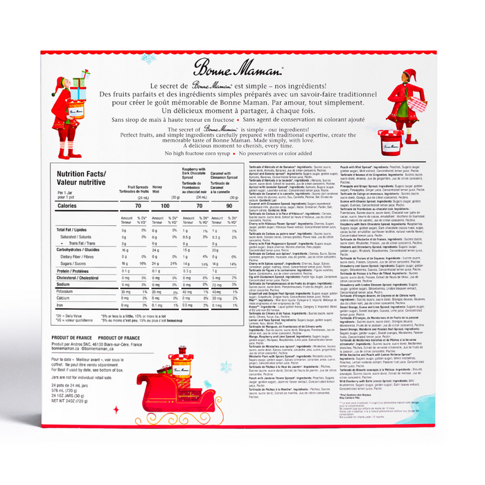 Gingerbread World Bonne Maman Jams and Spreads Advent Calendar 2023