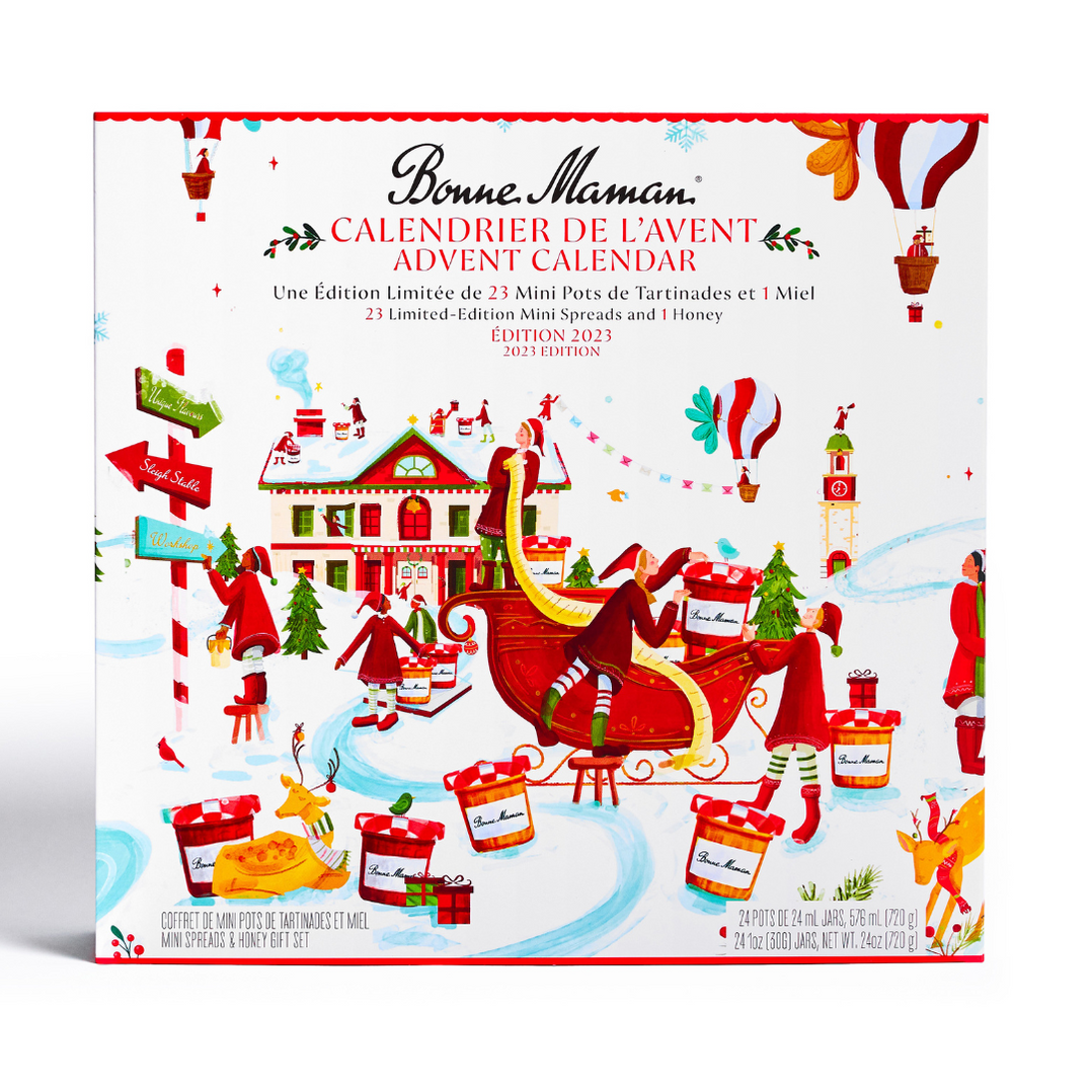 Bonne Maman 2023 Limited Edition Advent Calendar 24 jams & jellies