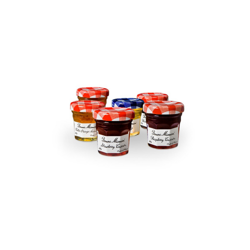 Gingerbread World Bonne Maman Jams and Spreads Advent Calendar 2025 - mini jars of jams spreads and honey