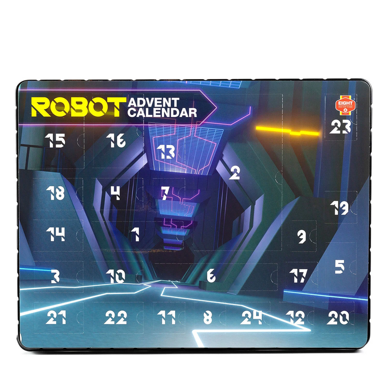 Robot Advent Calendar to build a working line-following robot in 24 steps | Gingerbread World European Christmas