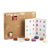 Graces Court Wax Melts Advent Calendar with 24 festive hand-poured wax melt fragrances | Gingerbread World European Christmas