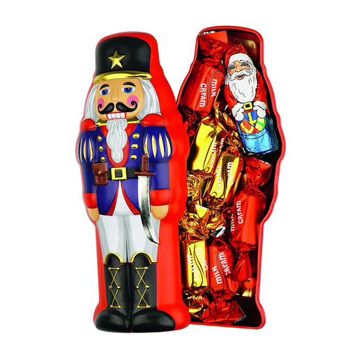 Gingerbread World Christmas Market - Windel Metal Christmas Nutcracker Tin filled with chocolate pralines