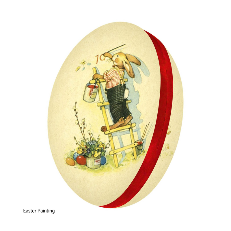 Gingerbread World European Easter Market - Cardboard Fillable Easter Eggs - Best of Happiness, 15 cm