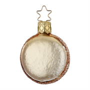 Gingerbread World European Christmas - Inge-Glas Manufaktur Blown Glass Ornament - Macaron Caramel