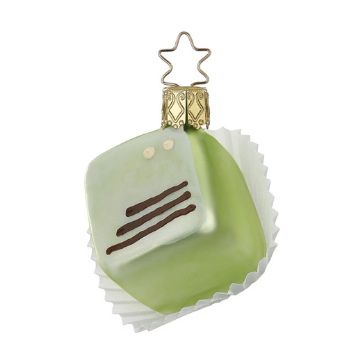Gingerbread World European Christmas - Inge-Glas Manufaktur Blown Glass Ornament - Petit Four Ornaments