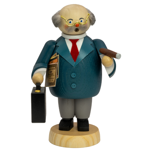 Gingerbread World European Christmas - Seiffener Volkskunst Traditional Christmas Incense Smoker – Banker 12678