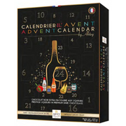 Abtey Select Premium Liqueur Chocolate Advent Calendar from France with dark chocolates filled with premium liqueur flavours | Gingerbread World European Christmas
