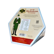 Crottendorfer Incense Cone Advent Calendar with 24 German incense cones and reusable cottage burner | Gingerbread World European Christmas