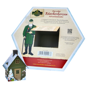 Crottendorfer Incense Cone Advent Crottendorfer Incense Cone Advent Calendar with 24 German incense cones and reusable cottage burner | Gingerbread World European Christmas