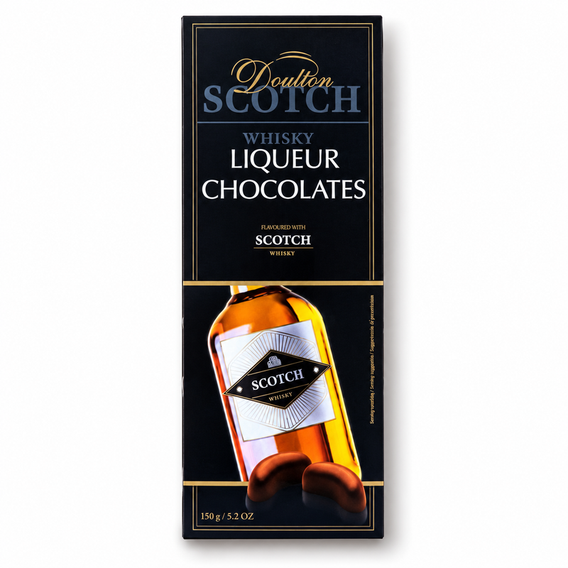 Gingerbread World European Christmas Market - Doulton German - Scotch Whiskey Liqueur Dark Chocolates