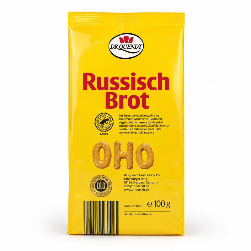 Gingerbread World European Christmas Market - Dr Quendt Russisch Brot - ABC Russian Bread Biscuits