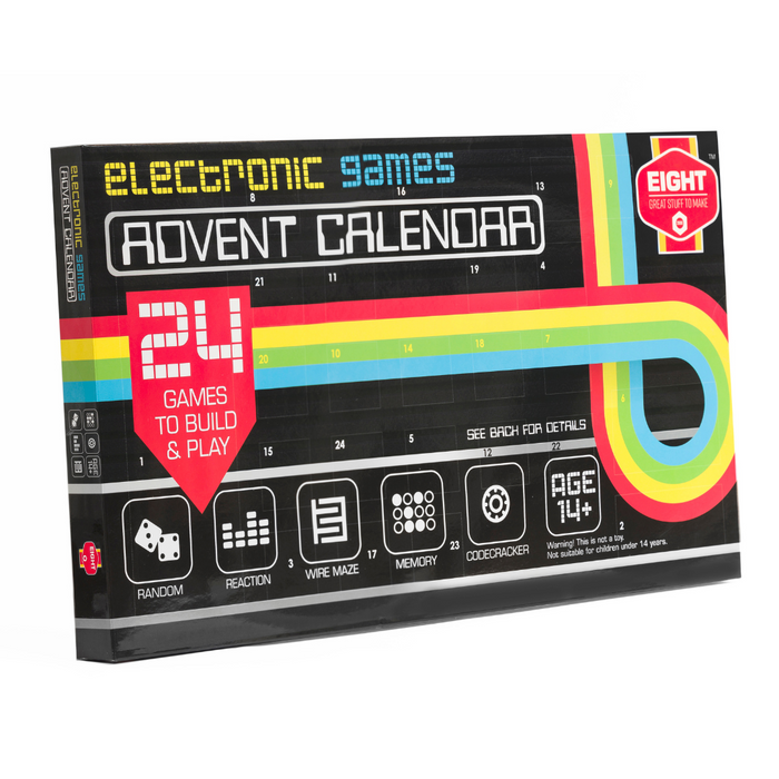 Gingerbread World European Christmas Market - Electronic retro Games Advent Calendar - Do It Yourself Kit