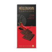 Heilemann 62% dark chocolate bar with chili, premium German chocolate 80 g – Gingerbread World European Christmas