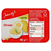 Candied Lemon Peel Zitronat German baking ingredient for Stollen, Lebkuchen and European Christmas baking
