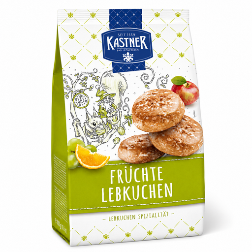 Kastner Austrian Fruit Lebkuchen 300 g traditional Austrian Christmas gingerbread with fruit – Gingerbread World European Christmas
