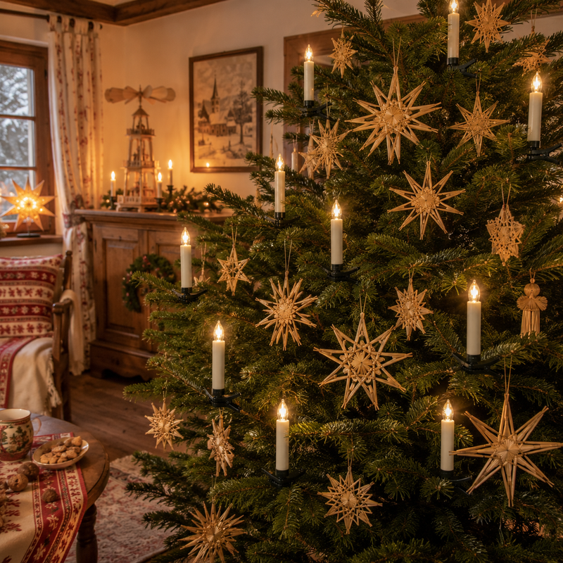 Set of twenty 3.5-inch wireless LED clip-on Christmas tree candles with remote control, warm white light, and 6-hour timer for large Christmas trees