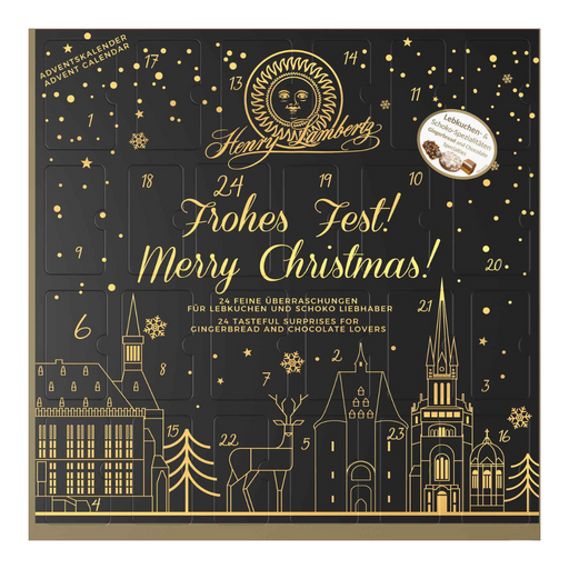 Gingerbread World European Christmas Market - Lambertz Authentic German Cookies and Confections Advent Calendar