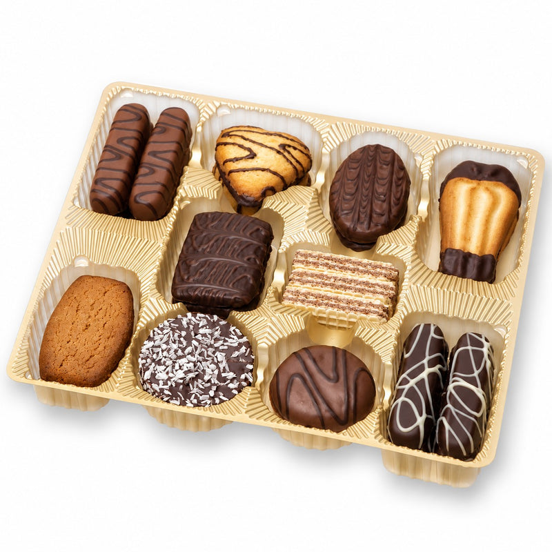 Gingerbread World European Christmas Market - Lambertz Equisit Box of Christmas Cookies