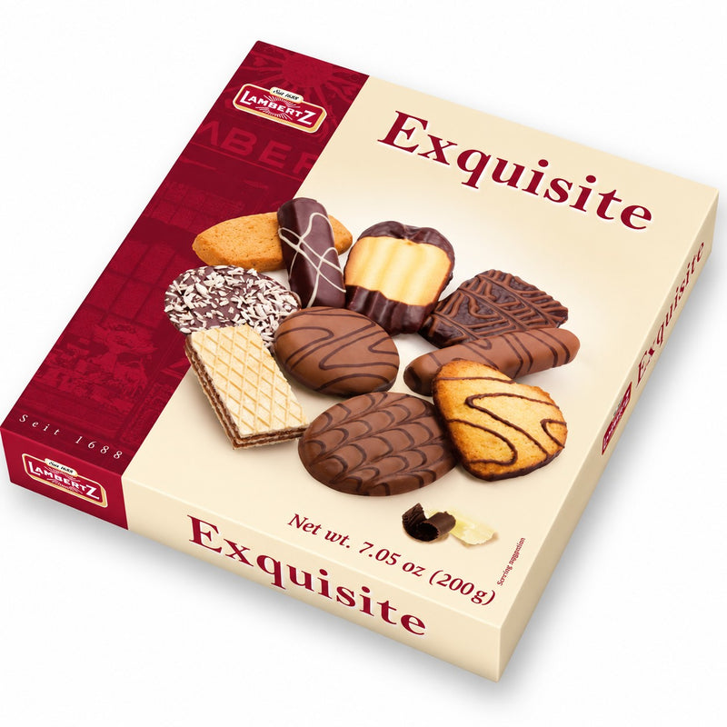 Gingerbread World European Christmas Market - Lambertz Equisit Box of Christmas Cookies