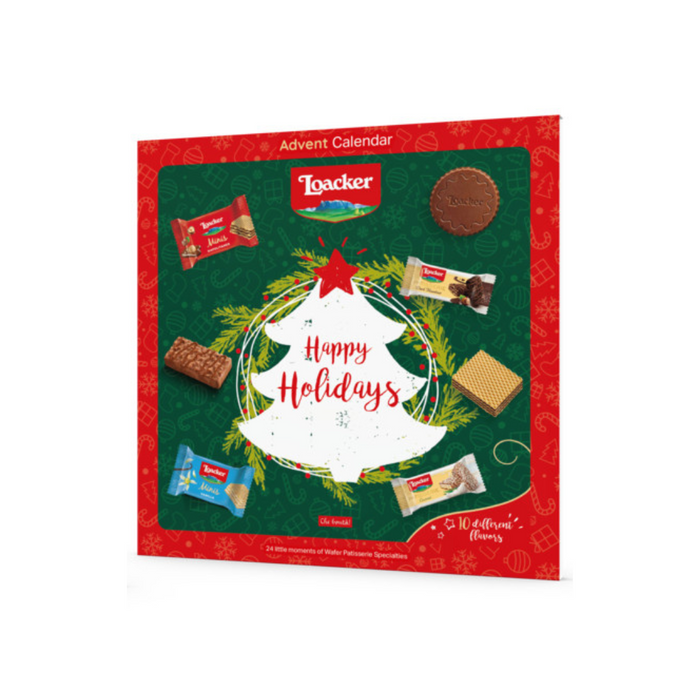 Gingerbread World European Christmas Market - Loacker Creme Wafer Cookies Advent Calendar