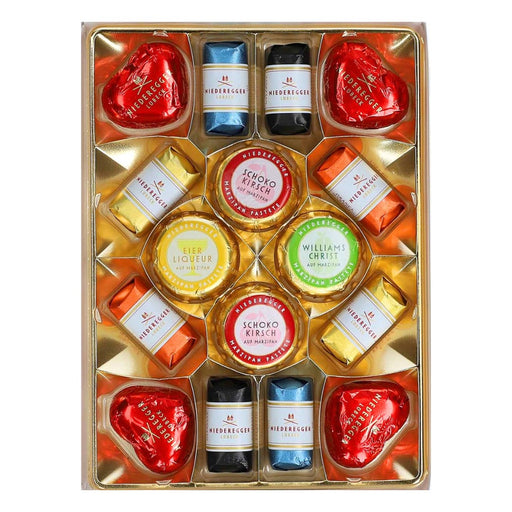 Gingerbread World European Christmas Market - Niederegger Luebecker Marzipan Gift Box Marzipanerie