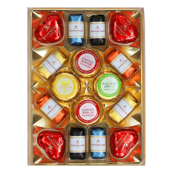 Gingerbread World European Christmas Market - Niederegger Luebecker Marzipan Gift Box Marzipanerie