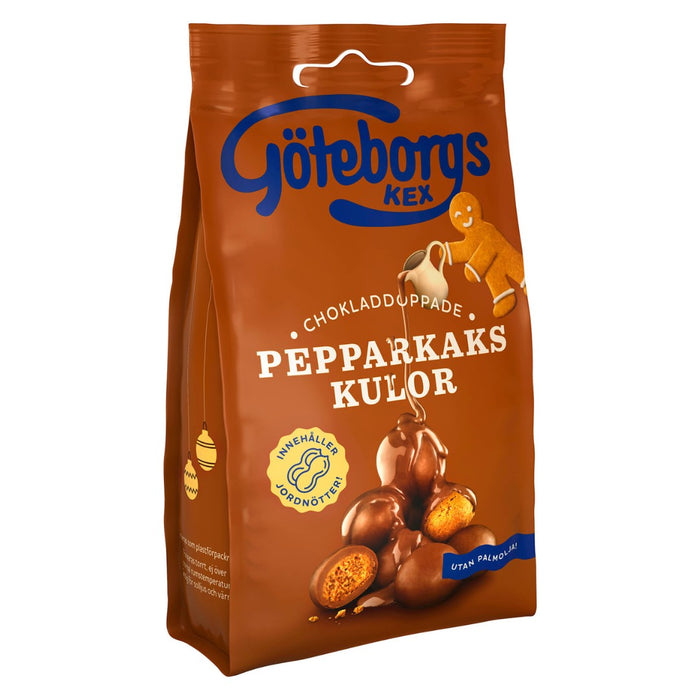 Göteborgs Pepparkakskulor Mjölkchoklad Gingerbread Balls in Milk Chocolate