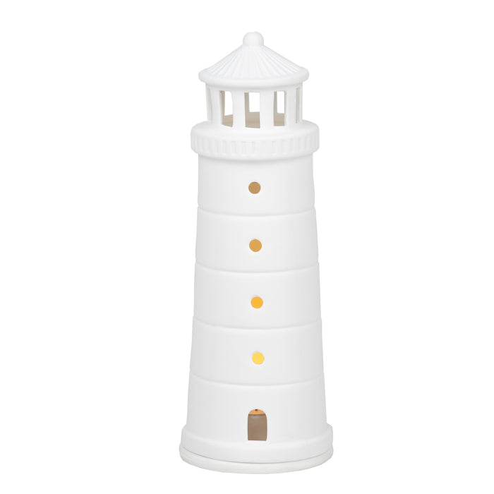 Gingerbread World European Christmas Market - Rader Design Stories - Porcelain Tealight Lighthouse Medium 15468