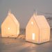 Gingerbread World European Christmas Market - Rader Design Stories - Porcelain Tealight Lighthouse Small My Home is my Castle 6774