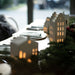 Gingerbread World European Christmas Market - Raeder Design Tealoght House Large Gable Roof 12958