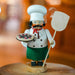 Gingerbread World European Christmas Market - Seiffener Volkskunst Traditional Smoker Figure - Pizza Maker 12677