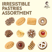Matilde Vicenzi Minivoglie Italian cookie assortment in a decorative 500 g keepsake gift tin.