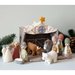 Gingerbread World European Christmas Market En Gry and Sif Scandinavia Felted Wool Nativity Play Set