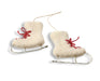 Gingerbread World European Christmas Market En Gry and Sif Scandinavia Felted Wool Ornaments Ice Skates Pair 8497853